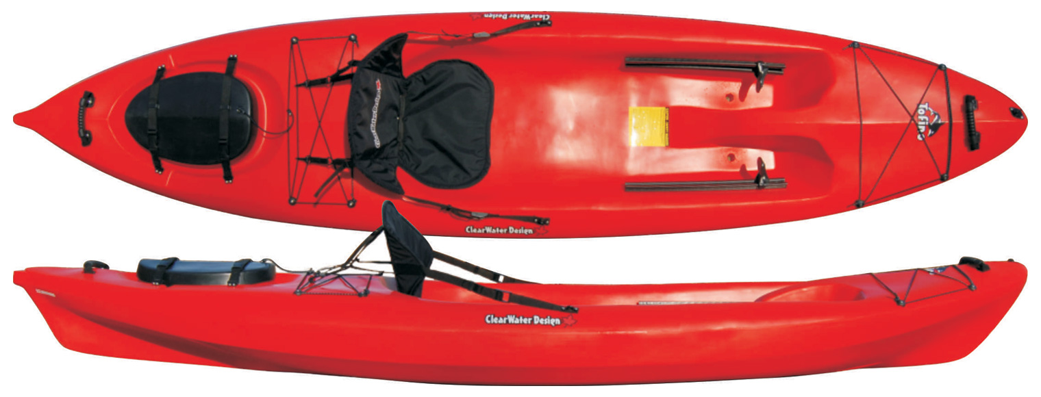 Click for More Details - Sit-On-Top Recreational Kayak Rental: ClearWater Design Tofino 10 6 x 29
